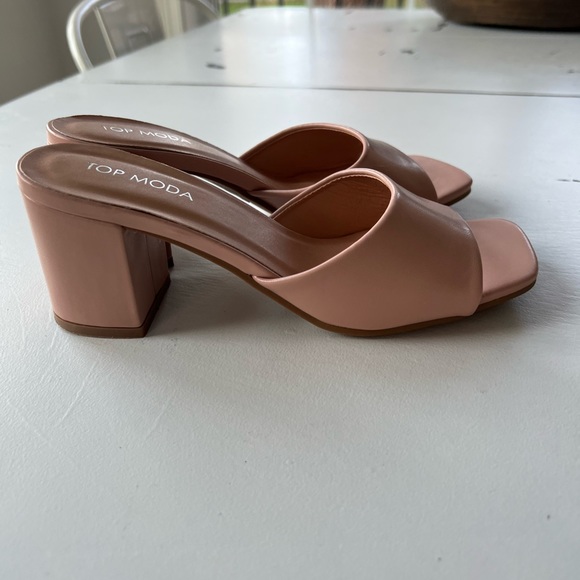 Top Moda slip on heel size 6 1/2 - Picture 2 of 11